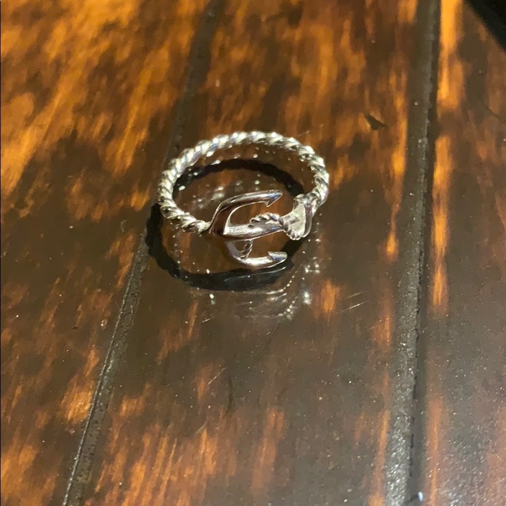 Silver anchor ring